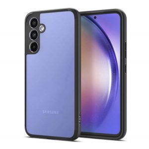 Protectie de telefon din plastic SPIGEN ULTRA HYBRID (rezistenta la impact mediu, cadru perna de aer din silicon) NEGRU Samsung Galaxy A54 5G (SM-A546)