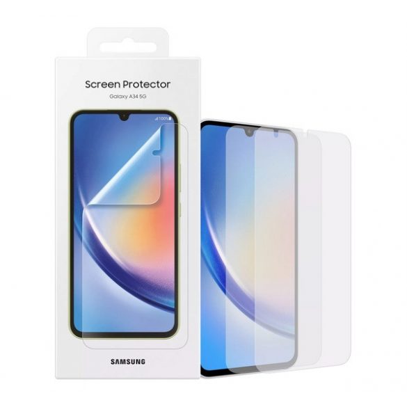 SAMSUNG ecran protecțieFolie 2pcs (șervețele, cadru de montare) pentru Samsung Galaxy A34 5G (SM-A346)