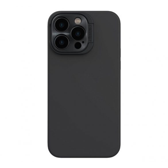 Protector de telefon din plastic NILLKIN LENSWING MAGNETIC (mat, interior din microfibră de pluș, protecție pentru cameră, atașament Magsafe) NEGRU Apple iPhone 14 Pro