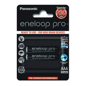 Baterie PANASONIC ENELOOP PRO (AAA, BK-4HCDE/2BE, 1.2V, 930mAh Ni-MH, reîncărcabilă) 2 buc/pachet