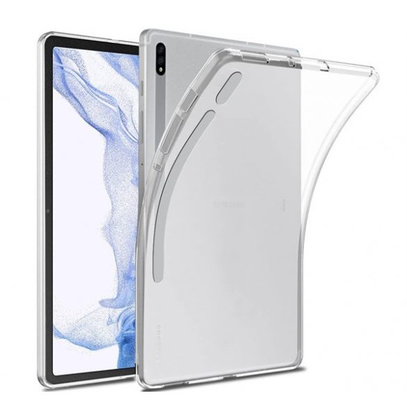 Protectie din silicon pentru telefon (ultra-subtire) TRANSPARENT Samsung Galaxy Tab S7 LTE (SM-T875), Samsung Galaxy Tab S8 WIFI (SM-X700), Samsung Galaxy Tab S7 LTE 5G (SM-T876), Samsung Galaxy Tab S7 WIFI (SM) -T870