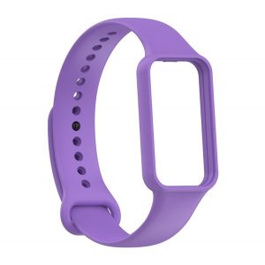 Curea de rezervă (dimensiune personalizată, silicon) PURPLE Amazfit Band 7