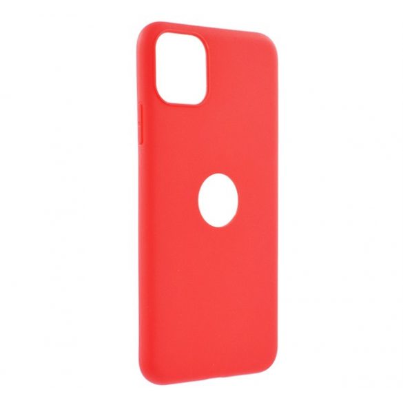 Protectie din silicon pentru telefon (mat, decupaj logo) ROSU Apple iPhone 12, Apple iPhone 12 Pro