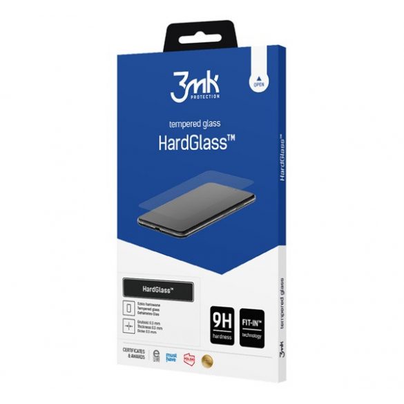 Sticlă de protecție pentru ecran 3MK HARD GLASS (2.5D, margine rotunjită, rezistentă la zgârieturi, 0.3mm, 9H) TRANSPARENT Xiaomi Redmi Note 12 5G