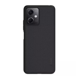 Protector de telefon din plastic NILLKIN SUPER FROSTED (cauciucat, suprafata aspra) NEGRU Xiaomi Redmi Note 12 5G, Xiaomi Poco X5 5G