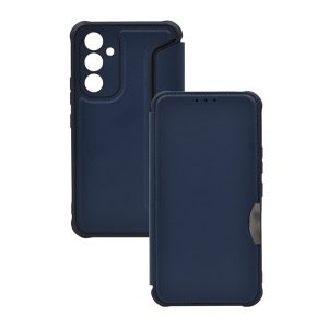 Husă stativă, efect piele (FLIP, deschidere laterală, colț hover, protecție aparat foto, model carbon) CUSCINĂ CUSCINĂ Samsung Galaxy A54 5G (SM-A546)