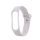 Curea de schimb (dimensiune personalizată, silicon) BONE WHITE Xiaomi Mi Band 5, Xiaomi Mi Band 6