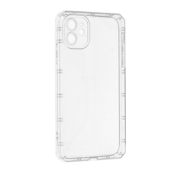 Protectie din silicon pentru telefon (rezistenta la impact mediu, cadru cu perna de aer) TRANSPARENT Apple iPhone 11