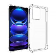   Protectie de telefon din silicon (rezistenta medie la impact, colt cu perna de aer) TRANSPARENT Xiaomi Redmi Note 12 Pro Plus