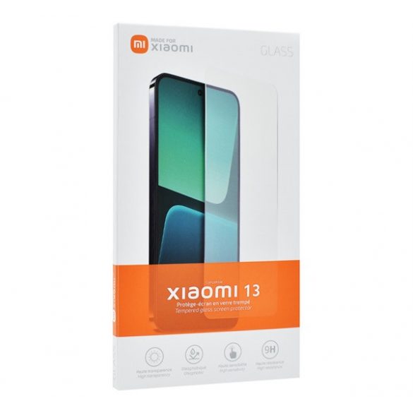 MADE FOR XIAOMI folie sticlă protecție ecran(2.5D, margine rotunjită, rezistent la zgârieturi, 0,3 mm, 9H) pentru Xiaomi 13