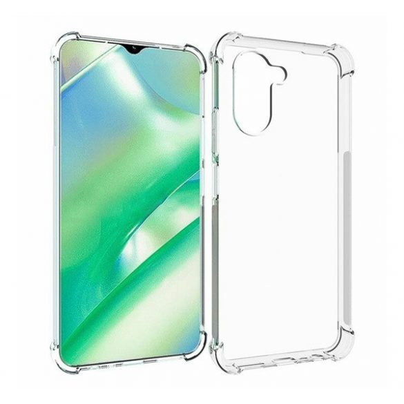 protecțiede telefon din silicon (rezistent la impact mediu, călcâi cu pernă de aer) TRANSFER Realme C33