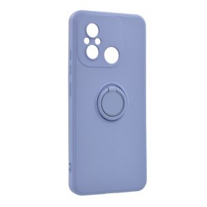 Protector de telefon din silicon (inel suport telefon, interior din microfibră de pluș, placă metalică încorporată, protecție pentru cameră) PURPLE Xiaomi Redmi 12C