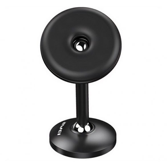 Suport auto AWEI X22 (pentru bord, autoadeziv, magnetic, 360°) NEGRU