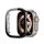 Rama din plastic DUX DUCIS HAMO (rezistenta la impact, efect metalic + protectie ecran) NEGRU Apple Watch Ultra 49mm