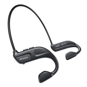 Căști bluetooth AWEI A889 PRO STEREO (v5.2, TWS, on-ear, microfon, IPX4 impermeabil, SPORT) NEGRU