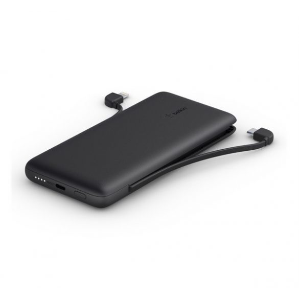 BELKIN BOOST CHARGE PLUS 10K încărcător de urgență USB + priză Type-C (10000mAh, 18W, încărcător rapid) NEGRU