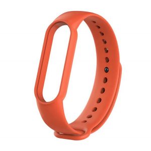 Curea de schimb (dimensiune personalizată, silicon) PORTOCALIU Xiaomi MI Band 3, Xiaomi MI Band 4