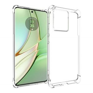 Protectie din silicon pentru telefon (rezistenta la impact mediu, colt cu perna de aer) TRANSPARENT Motorola Edge 40 5G (XT2303)