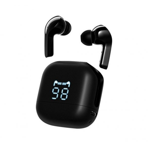 Căști bluetooth MIBRO EARBUDS 3 PRO STEREO (v5.3, TWS, microfon, filtru de zgomot, IPX4 rezistent la apă + carcasă de încărcare) NEGRU