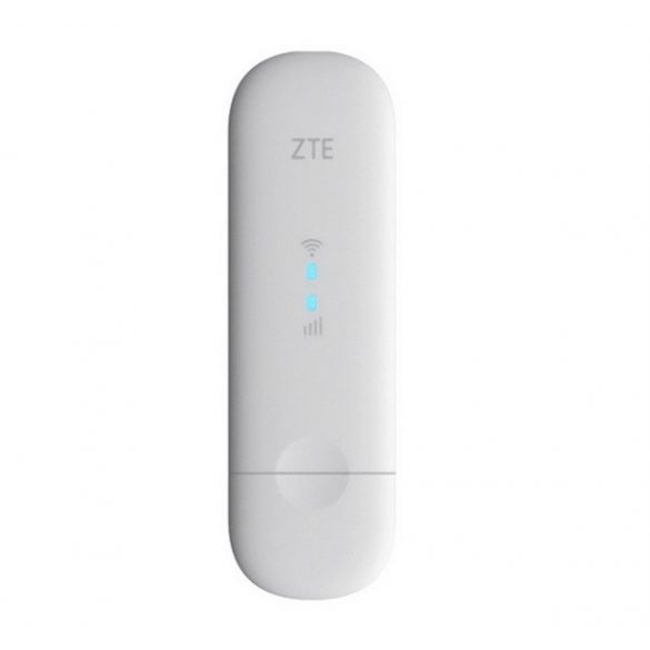 ZTE MF79U modem USB portabil/USB stick (HOTSPOT, 150 Mbps, 4G LTE, cititor de carduri microSD) ALB