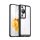 Protectie telefon din plastic (cadru silicon, rezistenta medie la impact, spate transparent) NEGRU Huawei P60 Pro