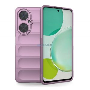 Protectie din silicon pentru telefon (rezistenta la impact mediu, protectie camera, model 3D) PURPLE Huawei Nova 11i