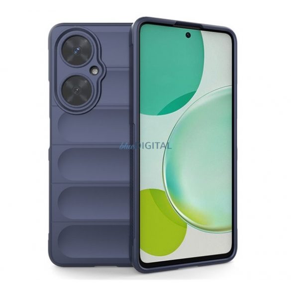 Protectie din silicon pentru telefon (rezistenta la impact mediu, protectie camera, model 3D) ALBASTRU INCHIS Huawei Nova 11i