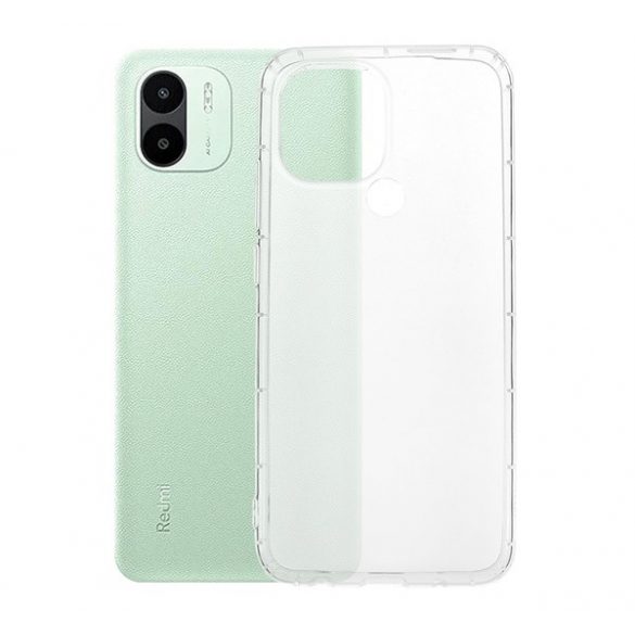 Protectie de telefon din silicon (rezistenta la impact mediu, cadru perna de aer) TRANSPARENT Xiaomi Redmi A2 Plus