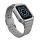 Curea de schimb (dimensiune personalizată, silicon, rezistență la șocuri + cadru din silicon) GRI Apple Watch Series 7 41mm, Apple Watch Series 8 41mm, Apple Watch Series 4 40mm, Apple Watch Series 5 40mm, Apple Watch Series 6 40mm, Apple Watch Seri