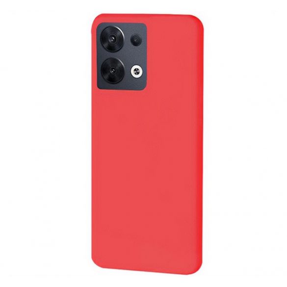 Protector de telefon din silicon (mat) RED Oppo Reno 8