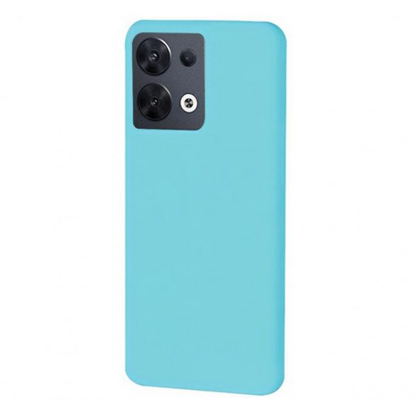 Protector de telefon din silicon (mat) ALBASTRU DESCHIS Oppo Reno 8