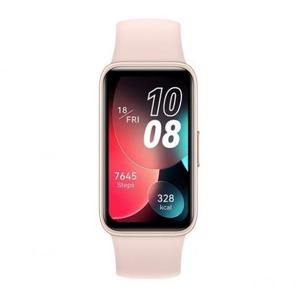 Brățară inteligentă Bluetooth HUAWEI Band 8 (monitor de activitate, monitor de ritm cardiac, alertă de apel, rezistent la apă, 100 de moduri sport) ROZ