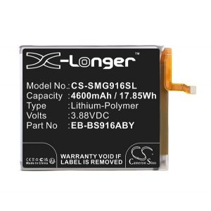 Baterie CAMERON SINO Li-Polymer (3,88V/4600mAh, compatibil cu Samsung EB-BS916ABY) NEGRU Samsung Galaxy S23 Plus (SM-S916)