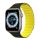 Curea de schimb DUX DUCIS (dimensiune personalizată, mare, silicon, 3D, magnetică) NEGRU/GALBEN Apple Watch Ultra 49 mm, Apple Watch Series 7 45 mm, Apple Watch Series 8 45 mm, Apple Watch Series 4 44 mm, Apple Watch Series 5 44 mm, Apple Watch Seri