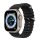 Curea de schimb DUX DUCIS (dimensiune personalizată, mică, silicon, reglabilă, ondulată) NEGRU Apple Watch Series 3 38mm, Apple Watch Series 2 38mm, Apple Watch Series 1 38mm, Apple Watch Series 4 40mm, Apple Watch Series 6 40mm, Apple Watch Series 