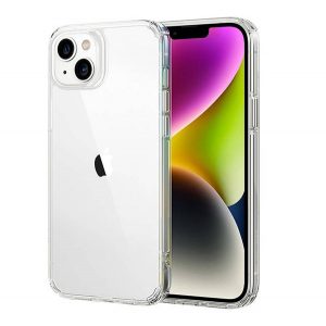 Protectie de telefon din plastic ESR KRYSTEC (rezistenta medie la impact, colt cu perna de aer) TRANSPARENT Apple iPhone 14 Plus