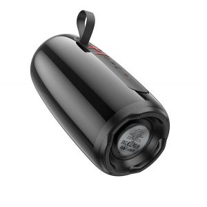 Difuzor portabil bluetooth HOCO HC18 (v5.1, 2400mAh, 10W, cititor de carduri, iesire AUX, lumina LED) NEGRU