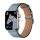 Curea de schimb HOCO WA17 (dimensiune personalizată, mică, silicon, efect piele, reglabilă) GRI Apple Watch Series 1 38 mm, Apple Watch Series 2 38 mm, Apple Watch Series 3 38 mm, Apple Watch Series 4 40 mm, Apple Watch Series 5 40 mm, Apple Watch S