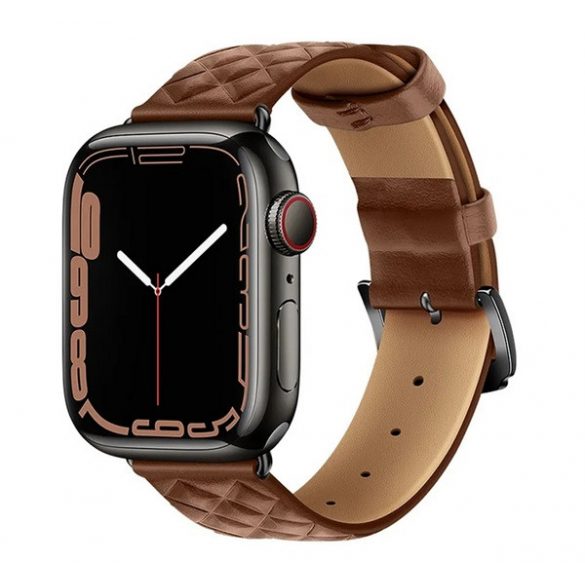 Curea de schimb HOCO WA18 (dimensiune personalizată, mare, silicon, efect piele, reglabilă, diamant 3D) MARO Apple Watch Series 1 42mm, Apple Watch Series 2 42mm, Apple Watch Series 3 42mm, Apple Watch Series 6 44mm, Apple Watch Series SE 2 44 mm, A