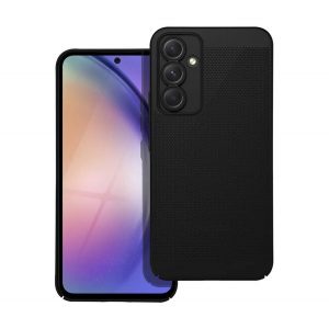 Protecție din plastic pentru telefon (respirabilă, model perforat, protecție pentru cameră) NEGRU Samsung Galaxy A54 5G (SM-A546)