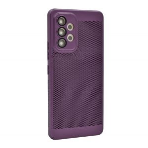 Protectie din plastic pentru telefon (respirabila, model perforat, protectie pentru camera) PURPLE Samsung Galaxy A53 (SM-A536) 5G