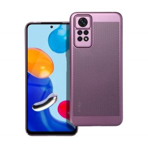 Protector din plastic pentru telefon (respirabil, model perforat, protectie pentru camera) PURPLE Xiaomi Redmi Note 11 4G (Redmi Note 11S)