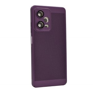 Protectie din plastic pentru telefon (respirabila, model perforat, protectie pentru camera) PURPLE Xiaomi Redmi Note 12 Pro, Xiaomi Poco X5 Pro 5G