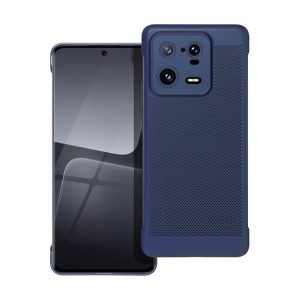 Protectie din plastic pentru telefon (respirabila, model perforat, protectie camera) BLUE INCHIS Xiaomi 13 Pro