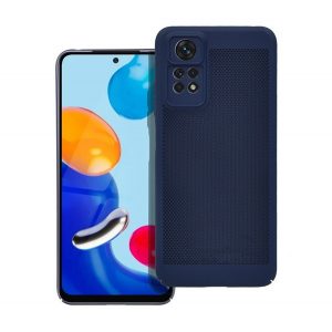 Protectie din plastic pentru telefon (respirabila, model perforat, protectie camera) ALBASTRU INCHIS Xiaomi Redmi Note 11 4G (Redmi Note 11S)