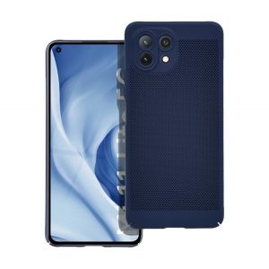 Protectie din plastic pentru telefon (respirabila, model perforat, protectie camera) ALBASTRU INCHIS Xiaomi Mi 11 Lite 4G, Xiaomi Mi 11 Lite 5G, Xiaomi 11 Lite 5G NU