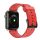 Curea de schimb (dimensiune personalizată, mică, silicon, 3D) ROȘU Apple Watch Series 7 41mm, Apple Watch Series 8 41mm, Apple Watch Series 4 40mm, Apple Watch Series 5 40mm, Apple Watch Series 6 40mm, Apple Watch Series SE 2 40mm, Măr