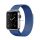 Curea de schimb (dimensiune personalizată, mare, metal, curea Milan, magnetică) ALBASTRU ÎNCHIS Apple Watch Series 4 44mm, Apple Watch Series 5 44mm, Apple Watch Series 6 44mm, Apple Watch Series SE 2 44mm, Apple Watch Series SE 44mm, Apple Watch Se