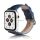 Curea de schimb (dimensiune personalizată, mică, silicon, efect piele) ALBASTRU ÎNCHIS Apple Watch Series 2 38mm, Apple Watch Series 3 38mm, Apple Watch Series 1 38mm, Apple Watch Series 4 40mm, Apple Watch Series 5 40mm, Apple Watch Series 6 40mm ,