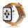 Curea de schimb (dimensiune personalizată, mare, silicon, efect piele) MARO DESCHIS Apple Watch Series 1 42mm, Apple Watch Series 2 42mm, Apple Watch Series 3 42mm, Apple Watch Series 4 44mm, Apple Watch Series 5 44mm, Apple Watch Series 6 44mm , Ap